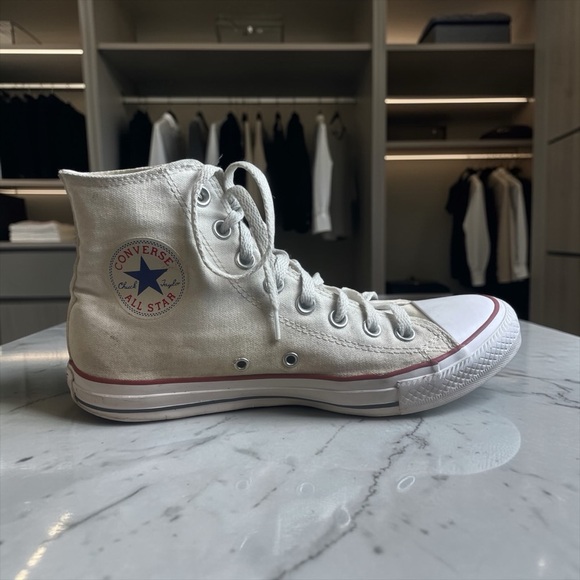 Converse Shoes - Converse Chuck Taylor All Star High Top Canvas White Unisex Shoes Men 6.5 WO 8.5
